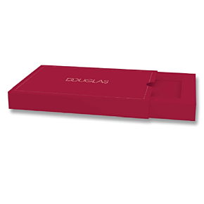 Кутия за карта за подарък Gift Card DOUGLAS. Цвят червен. Размери 13 x 8 x 3 см