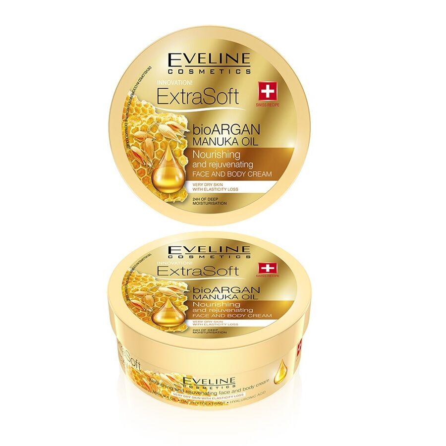 EVELINE Extra Soft Крем За Лице И Тяло С Био Арган Крем за тяло ...
