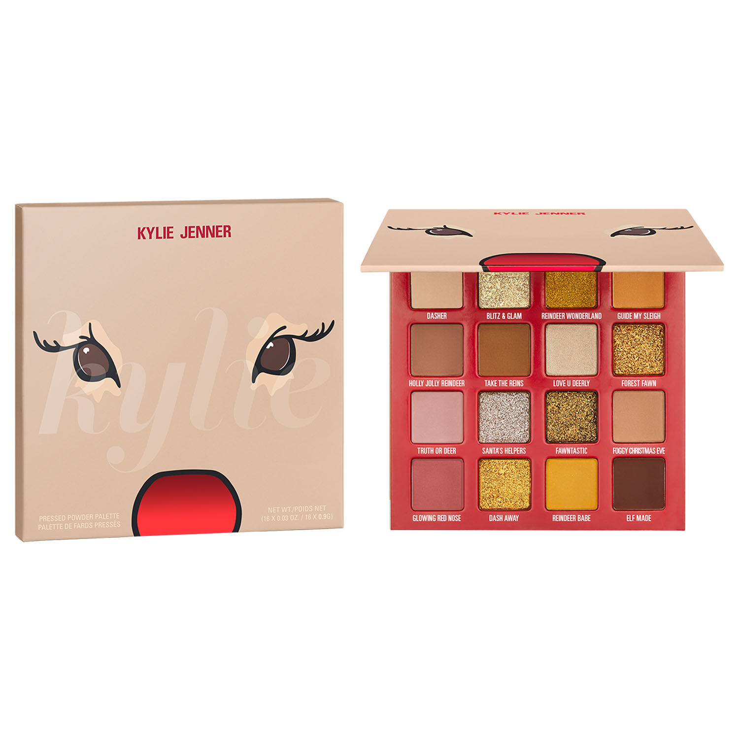KYLIE COSMETICS Holiday Collection Pressed Powder Palette Сенки палитра ...