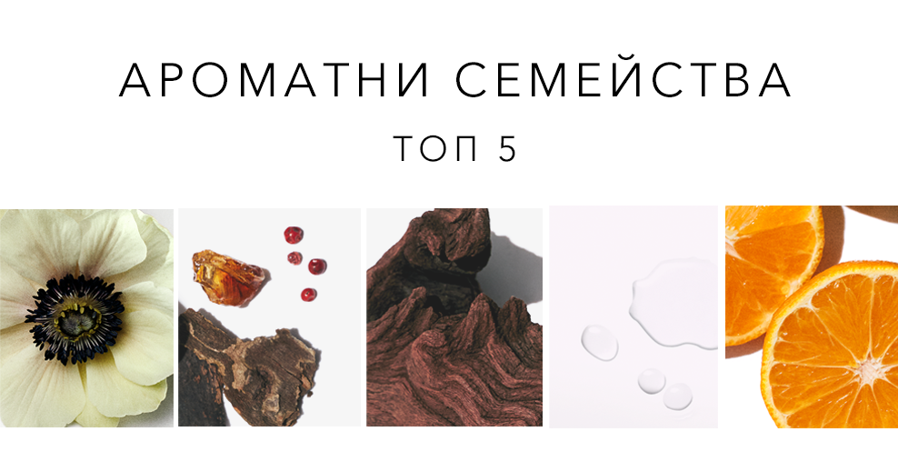 Топ 5 на ароматните семейства в парфюмерията!